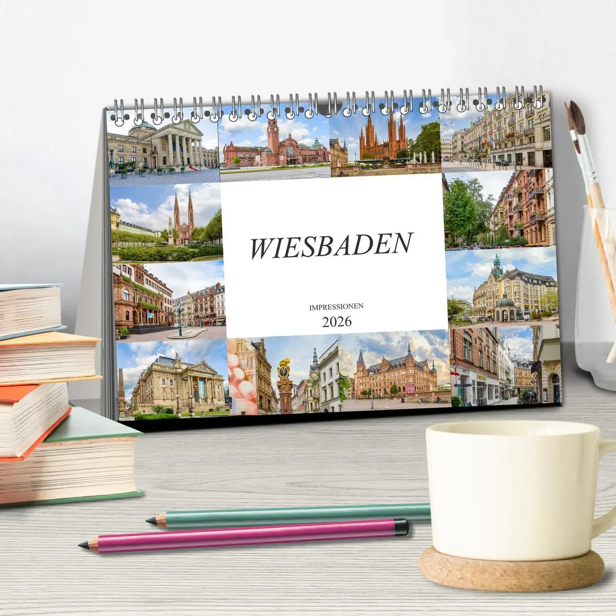 Bild: 9783457767320 | Wiesbaden Impressionen (Tischkalender 2026 DIN A5 quer), CALVENDO...