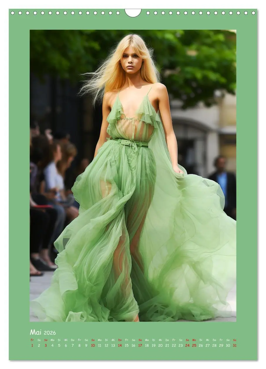 Bild: 9783516307320 | Fashion Show. Zeitlose Haute Coutour (Wandkalender 2026 DIN A3...