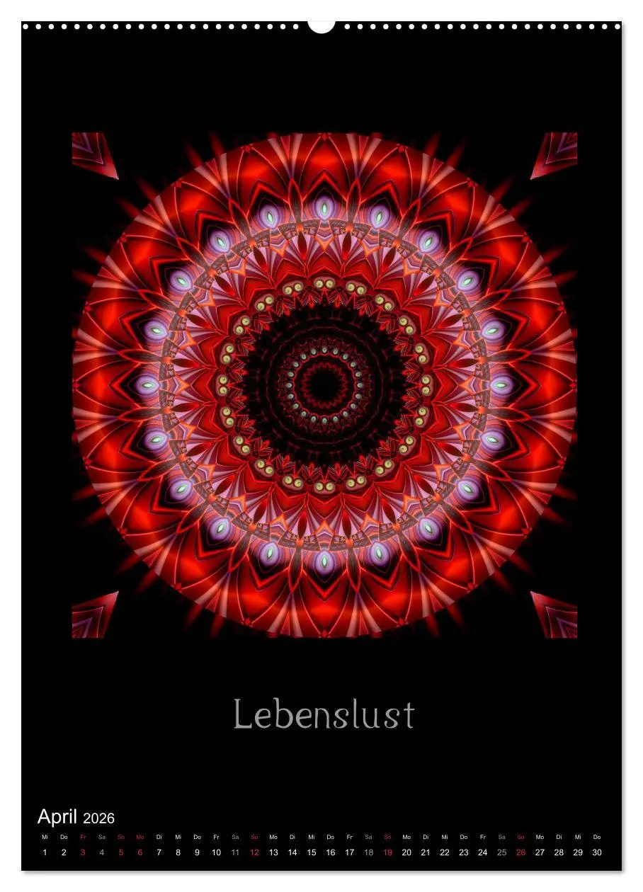 Bild: 9783516477320 | Mandalas - Spiegel der Seele (hochwertiger Premium Wandkalender...