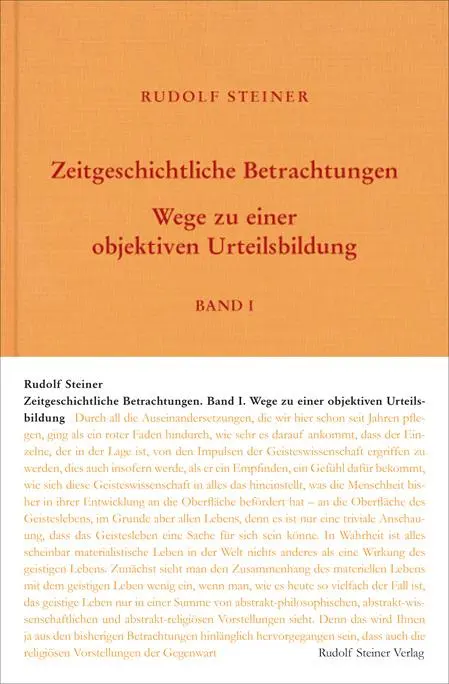 Cover: 9783727417320 | Zeitgeschichtliche Betrachtungen | Steiner Rudolf | Buch | 1791 S.