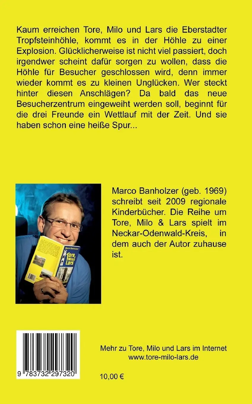 Rückseite: 9783732297320 | Tore, Milo &amp; Lars - Eberstadter Tropfsteine in Gefahr | Banholzer