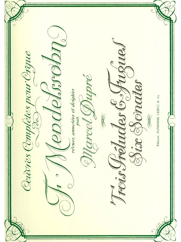 Cover: 9790046277320 | Complete Organ Works | Felix Mendelssohn Bartholdy | Partitur