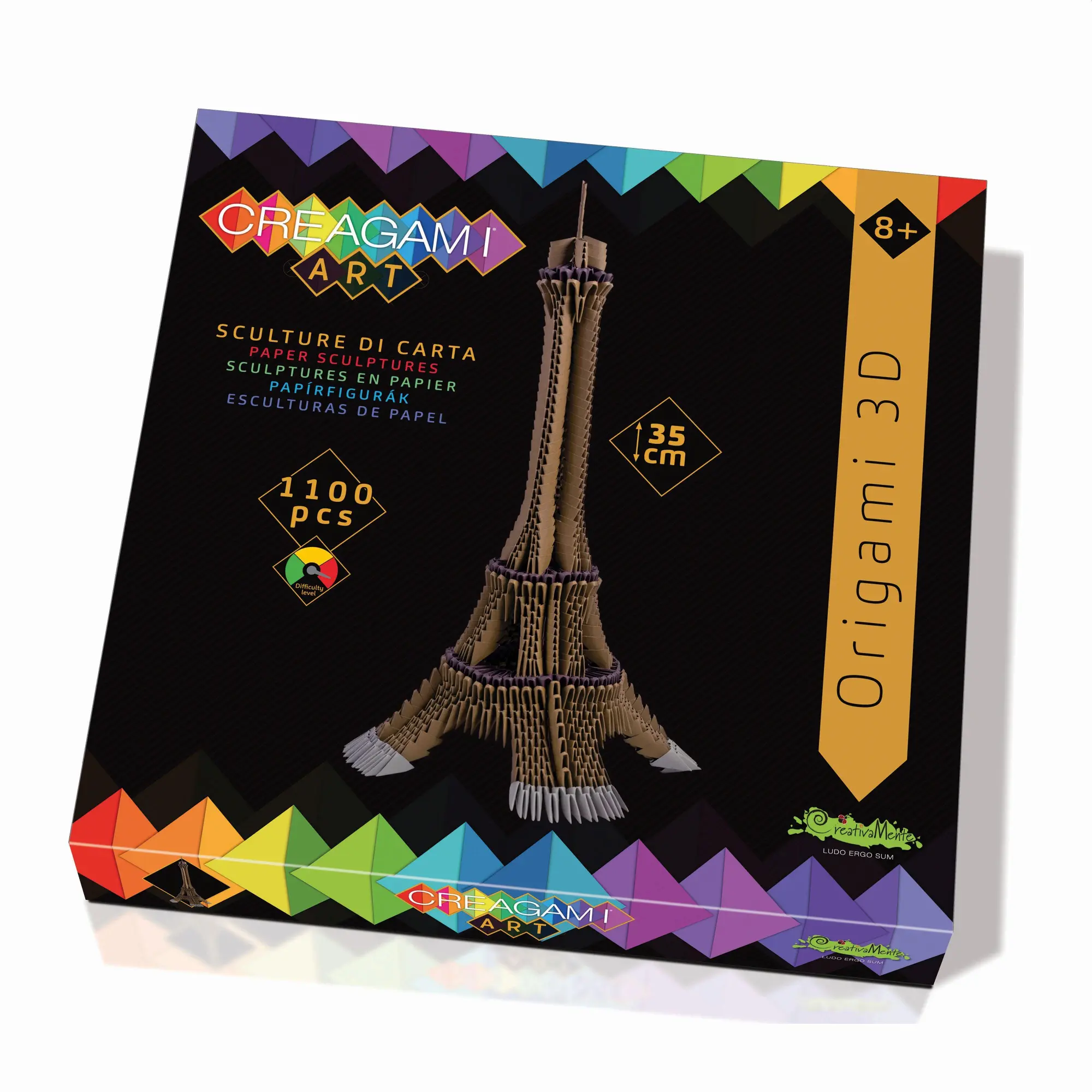 Cover: 8032591787420 | CREAGAMI - Origami 3D Eiffelturm 1100 Teile | Creagami | Spiel | 2023