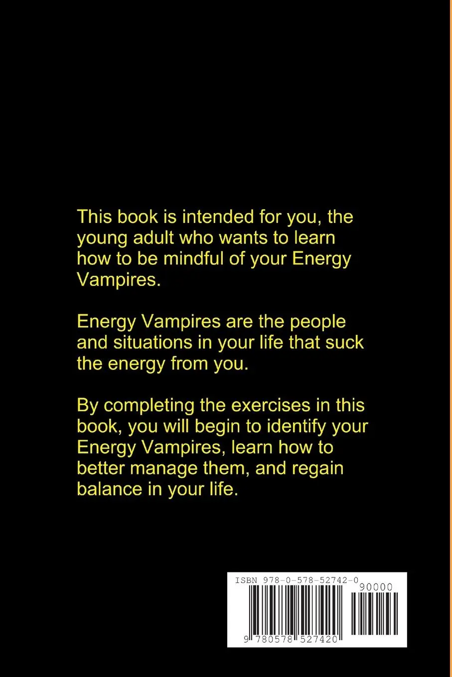 Rückseite: 9780578527420 | Energy Vampire for Young Adults | Tara Dale | Taschenbuch | Englisch