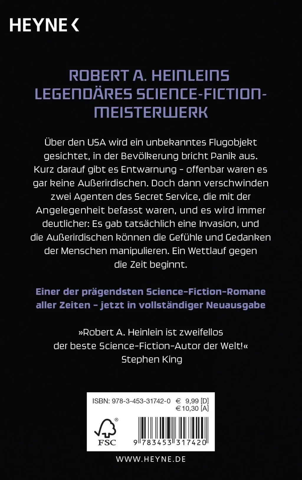 Bild: 9783453317420 | Die Invasion | Robert A. Heinlein | Taschenbuch | 416 S. | Deutsch