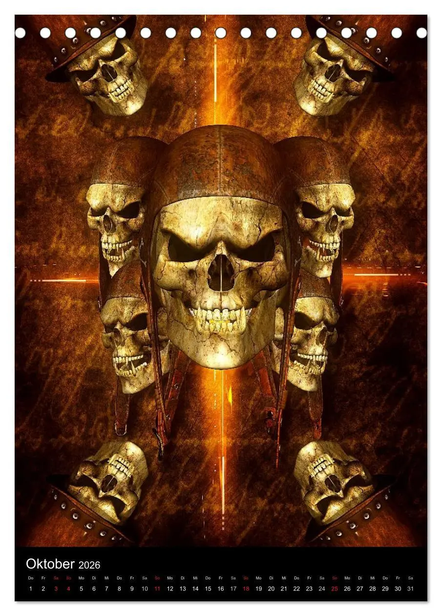 Bild: 9783516467420 | S.O.D. - Skulls Of Death Vol. I - Totenkopf Artworks (Tischkalender...