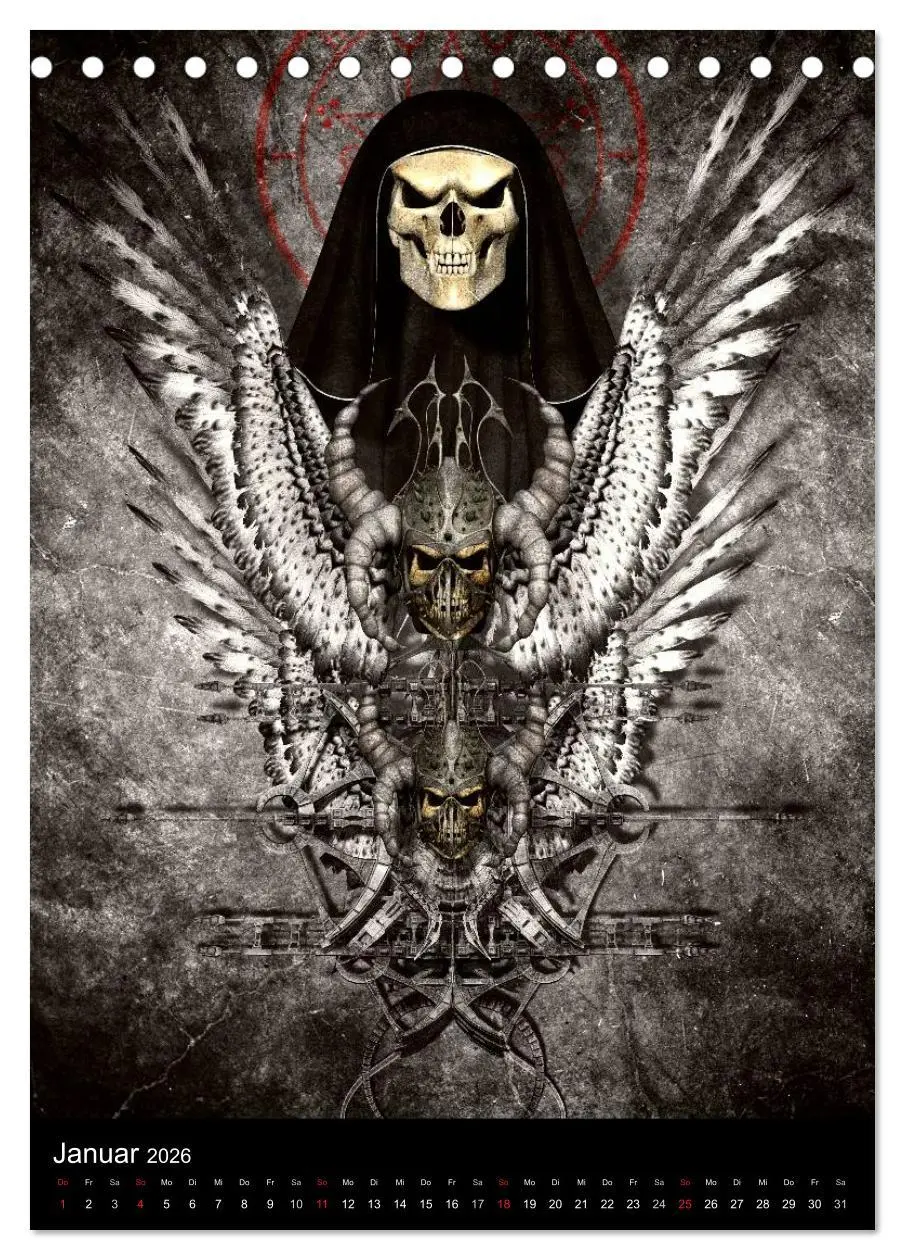 Bild: 9783516467420 | S.O.D. - Skulls Of Death Vol. I - Totenkopf Artworks (Tischkalender...