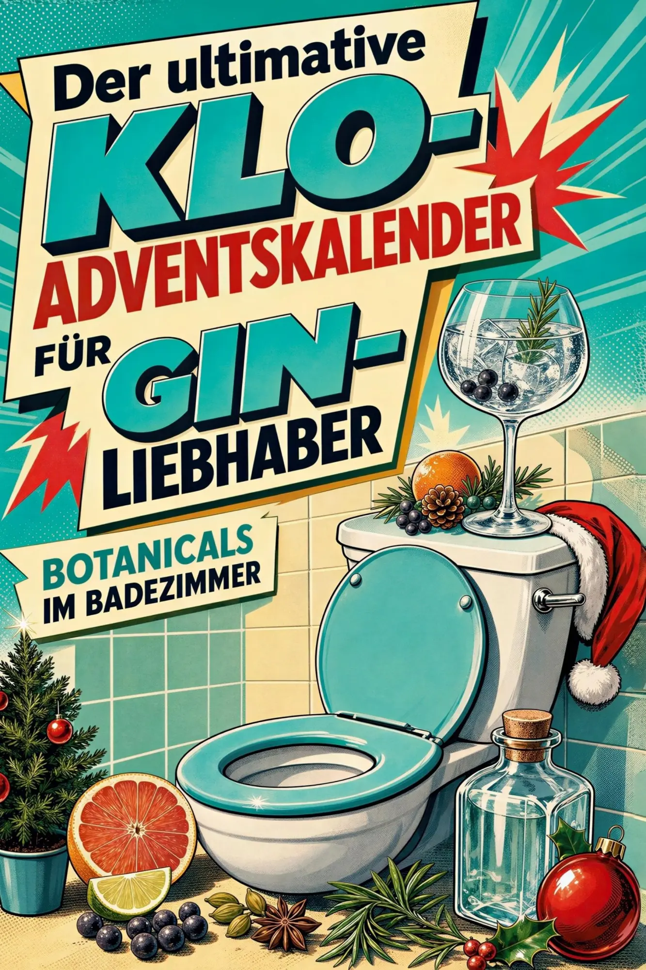 Cover: 9783696107420 | Der ultimative Klo-Adventskalender für Gin-Liebhaber | Liam Werner