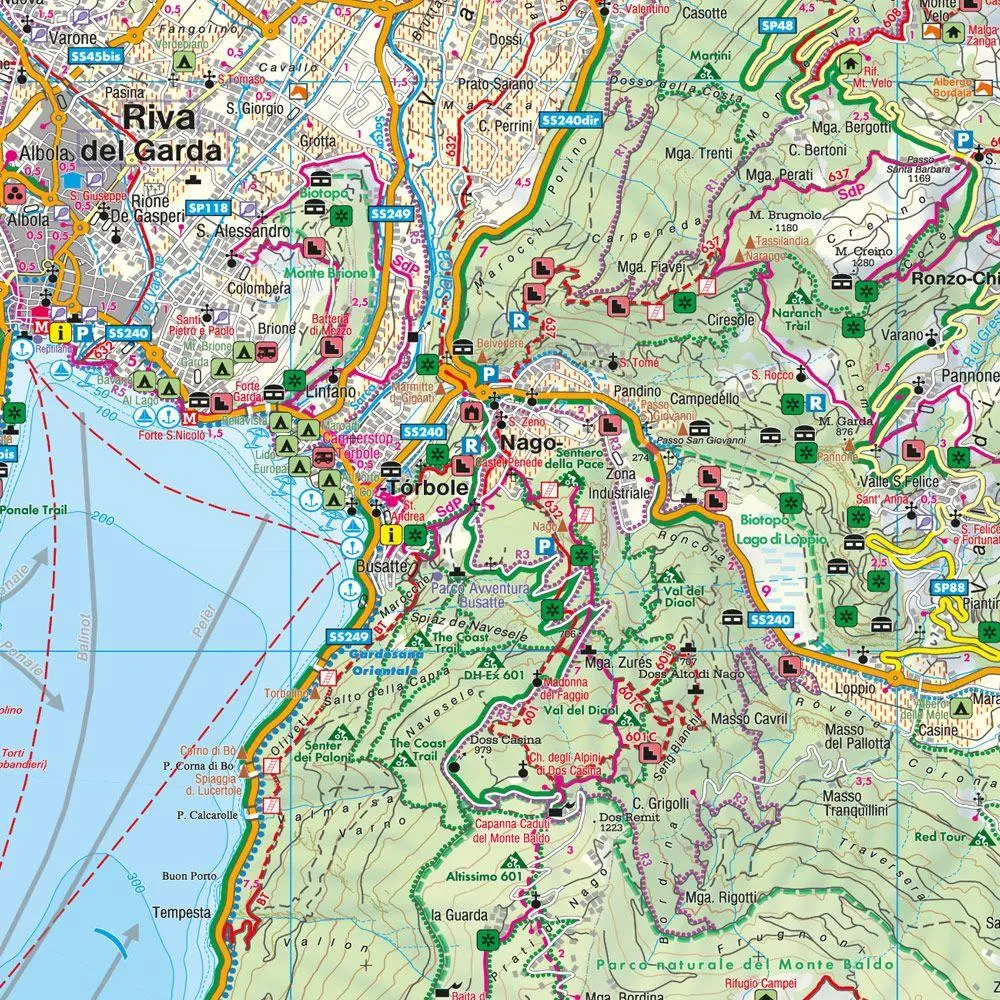 Bild: 9783707917420 | Gardasee, Wanderkarte 1:50.000 | (Land-)Karte | Deutsch | 2018
