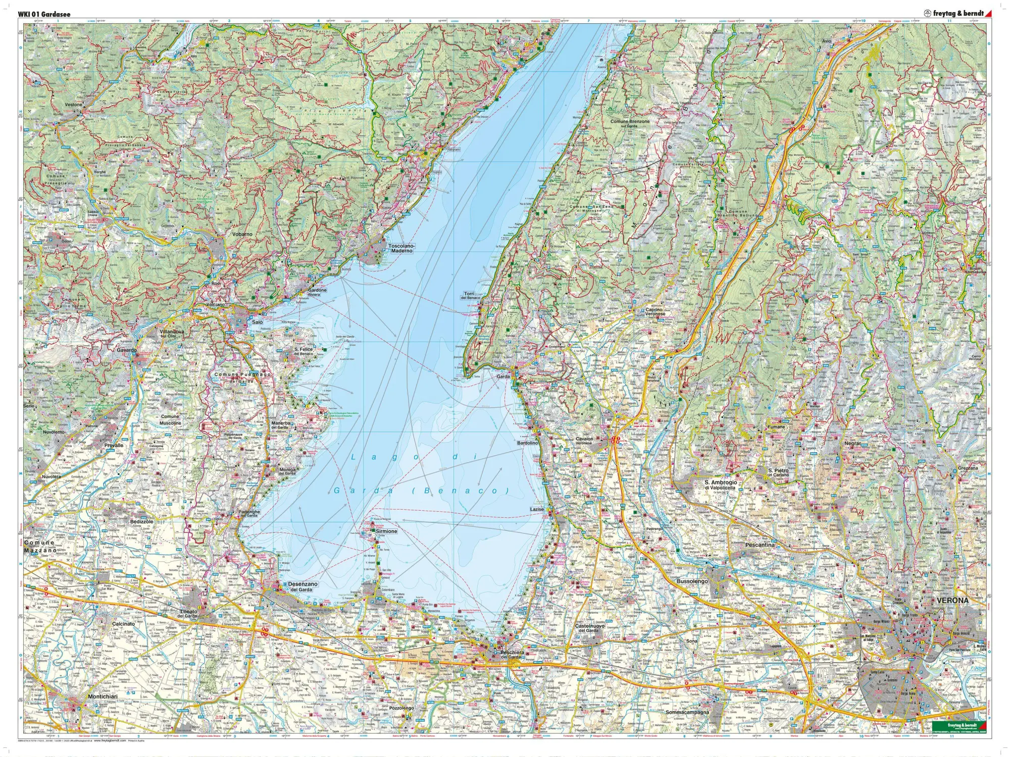 Bild: 9783707917420 | Gardasee, Wanderkarte 1:50.000 | (Land-)Karte | Deutsch | 2018