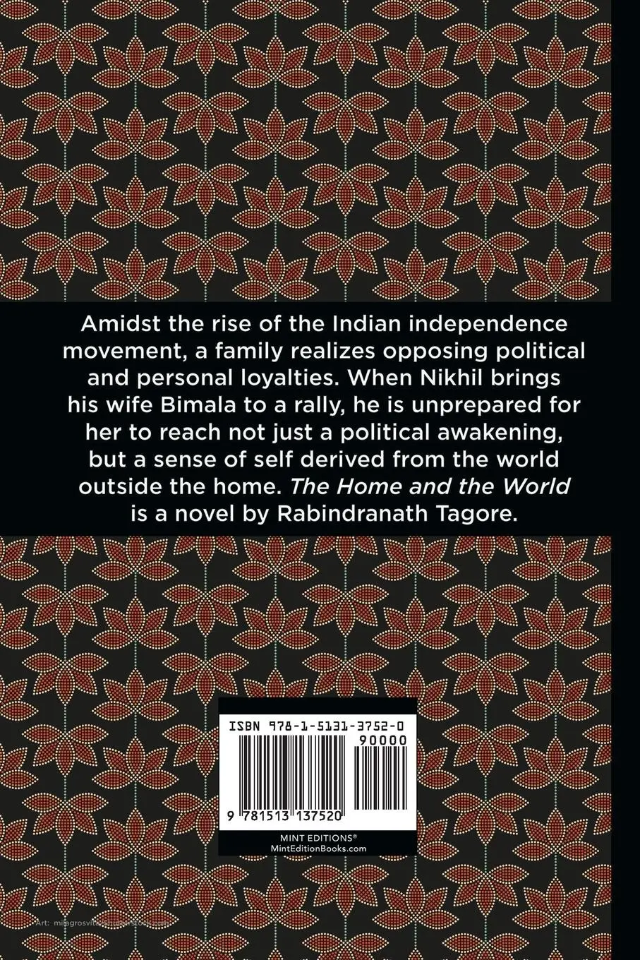 Rückseite: 9781513137520 | The Home and the World | Large Print Edition | Rabindranath Tagore