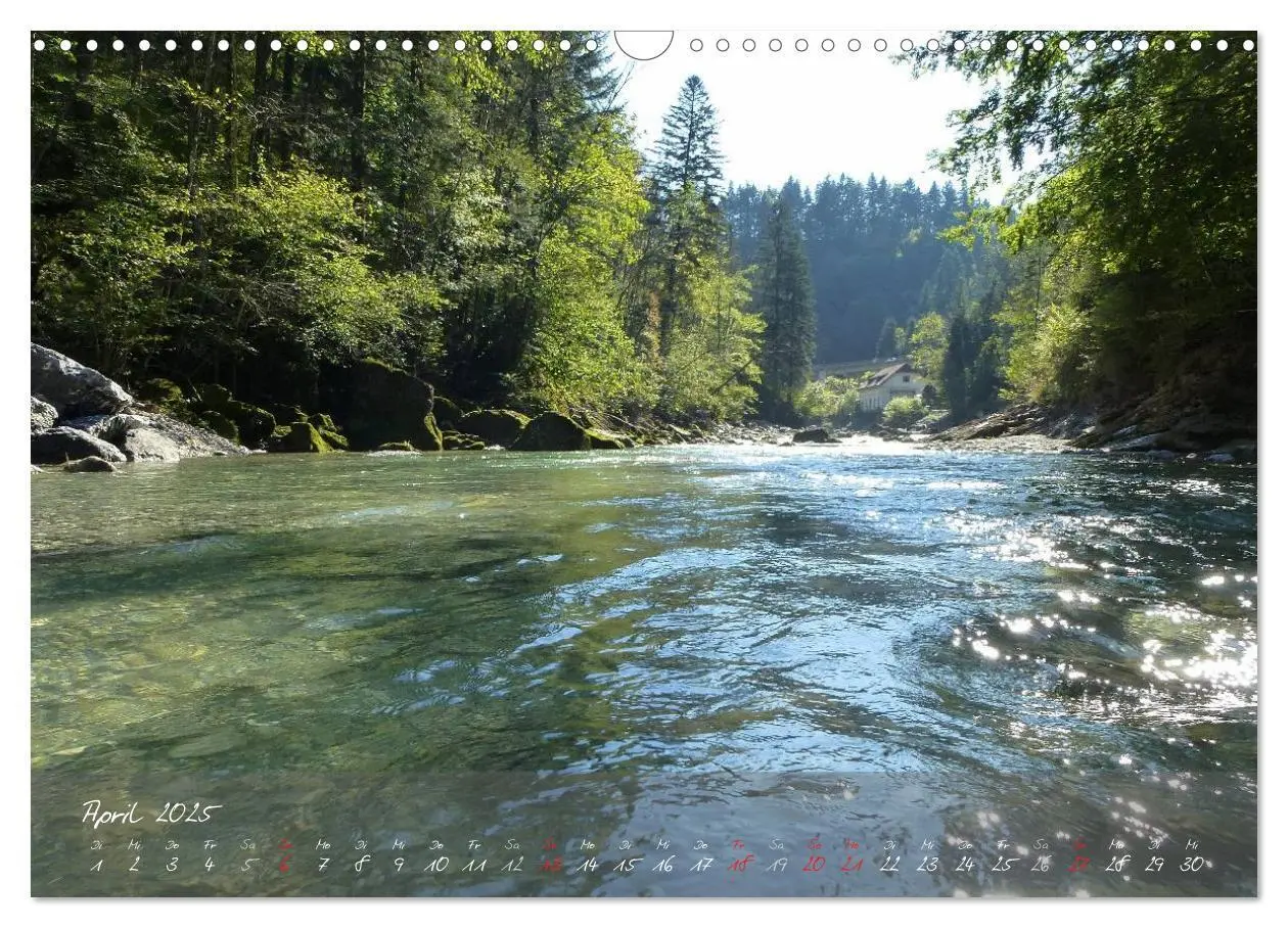 Bild: 9783435657520 | Wasserkraft - Die Bregenzer Ache (Wandkalender 2025 DIN A3 quer),...