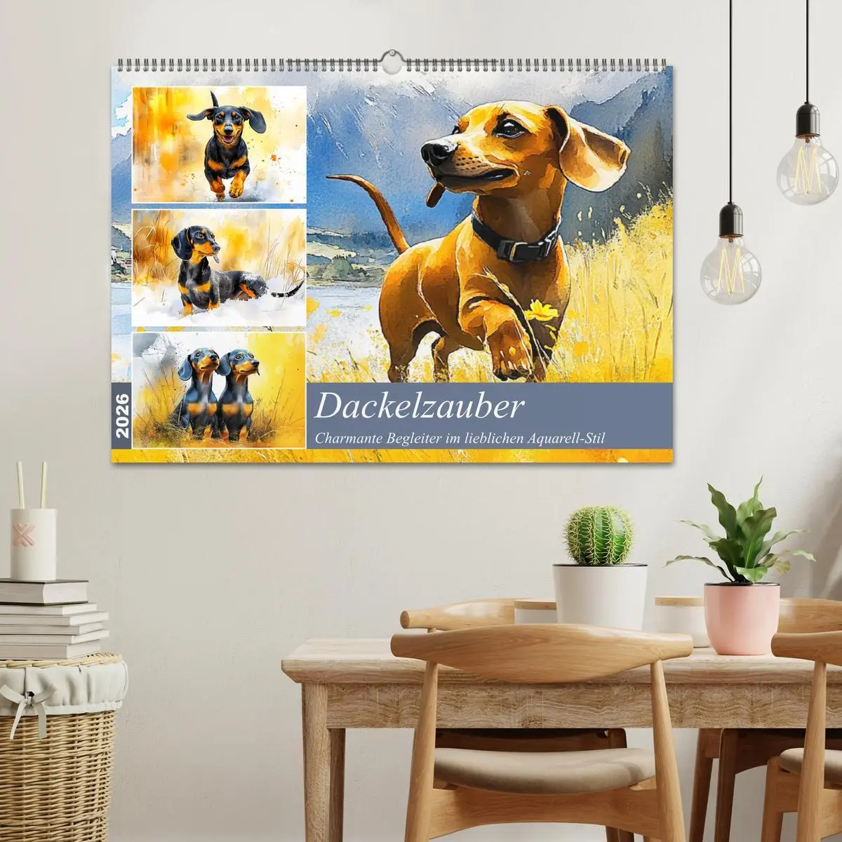 Bild: 9783457297520 | Dackelzauber. Charmante Begleiter im lieblichen Aquarell-Stil...