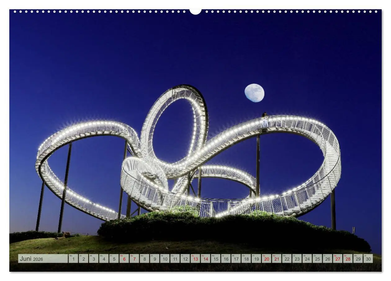 Bild: 9783457817520 | RUHRPOTT LICHTER (Wandkalender 2026 DIN A2 quer), CALVENDO...