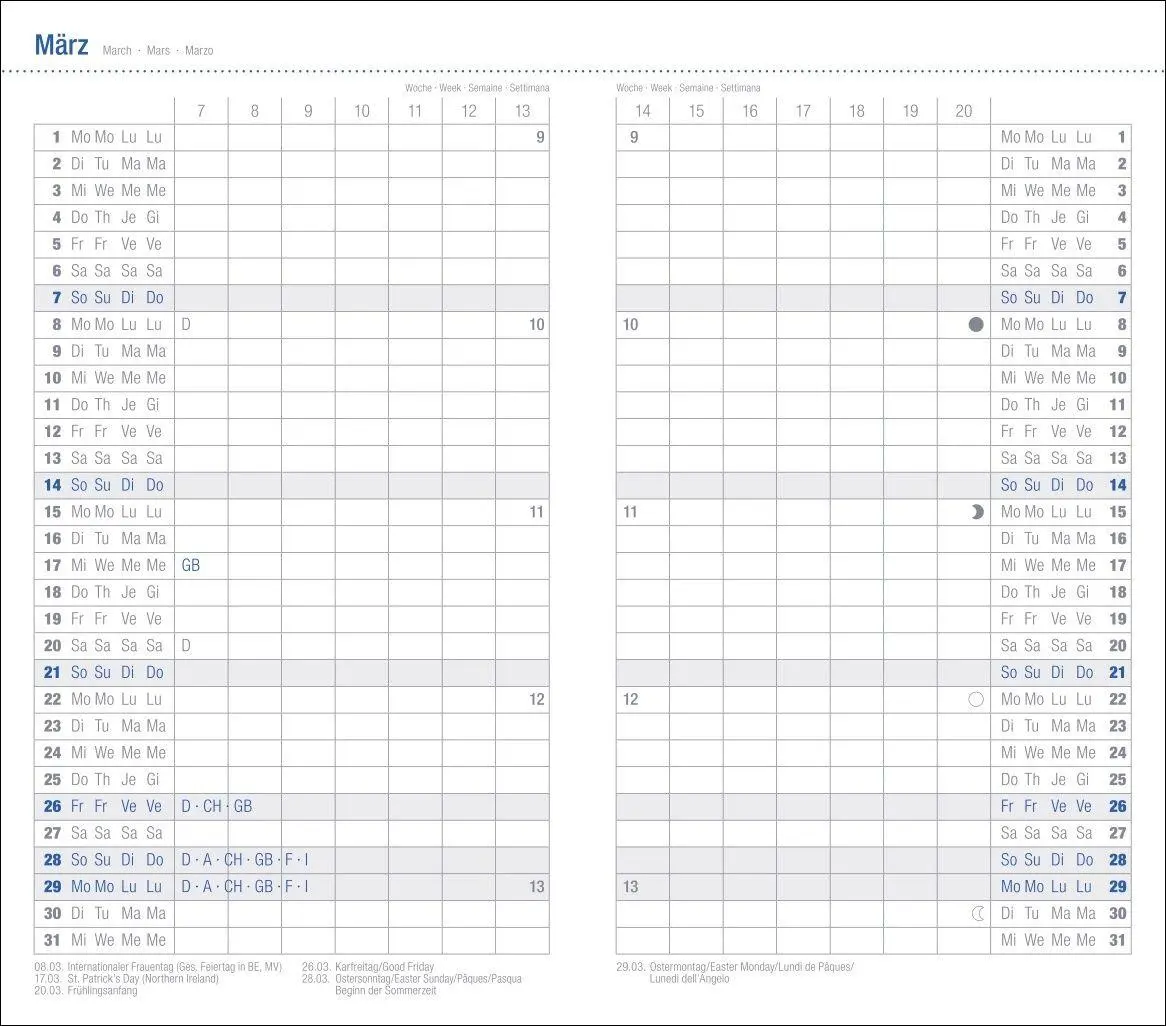 Bild: 9783756417520 | Leporello, schwarz Kalender 2027 | Heye | Kalender | Bürokalender Heye