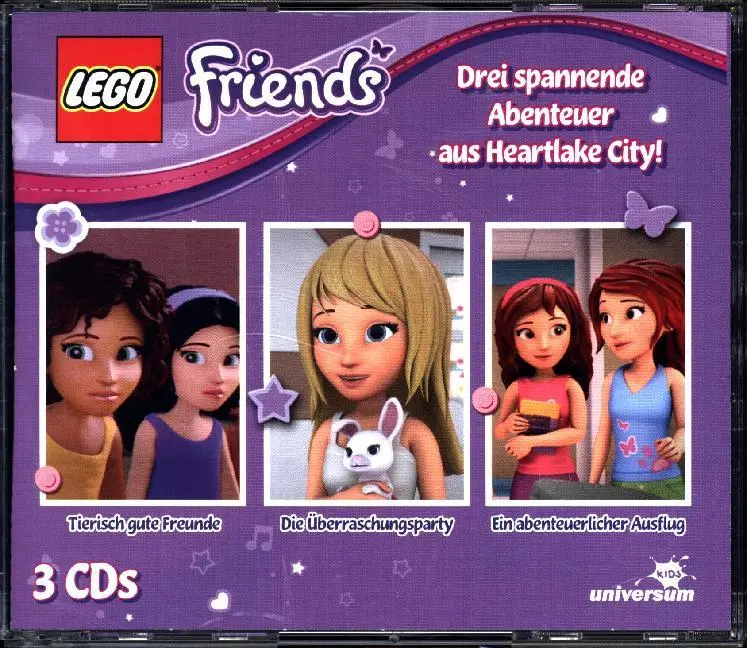 Cover: 889854187620 | LEGO Friends Hörspielbox. Box.1, 3 Audio-CD | Various | Audio-CD