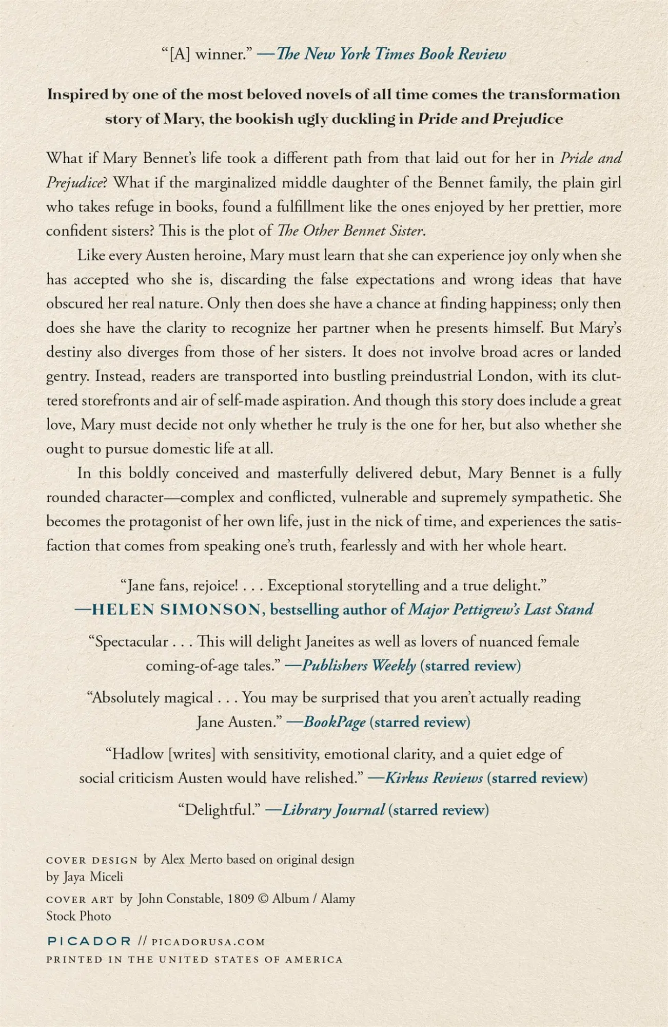 Rückseite: 9781250787620 | Other Bennet Sister | Janice Hadlow | Taschenbuch | Picador Paper