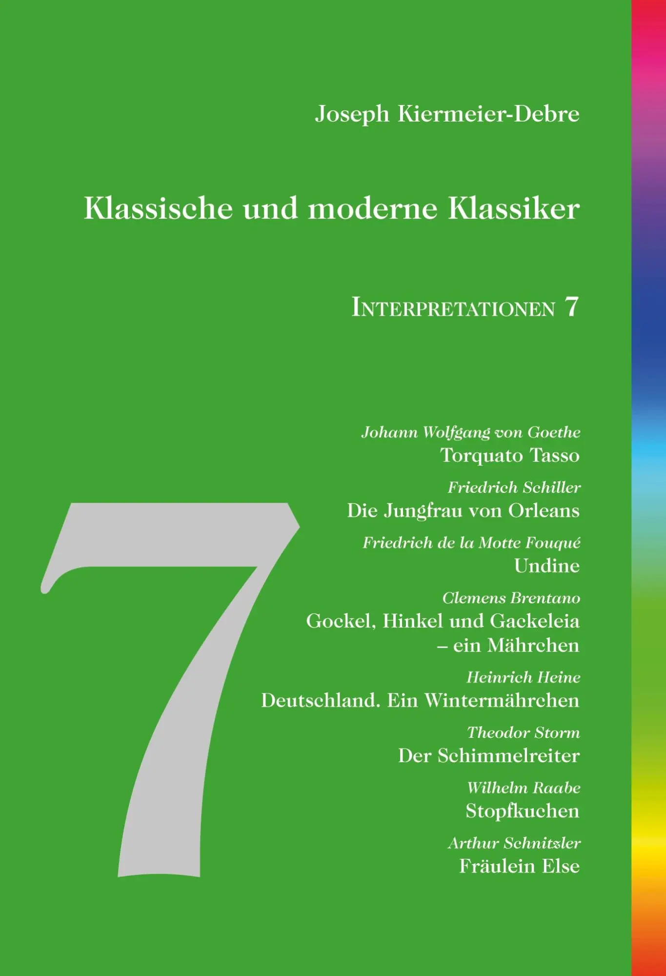 Cover: 9783038587620 | Klassische und moderne Klassiker | Joseph Kiermeier-Debre | Buch