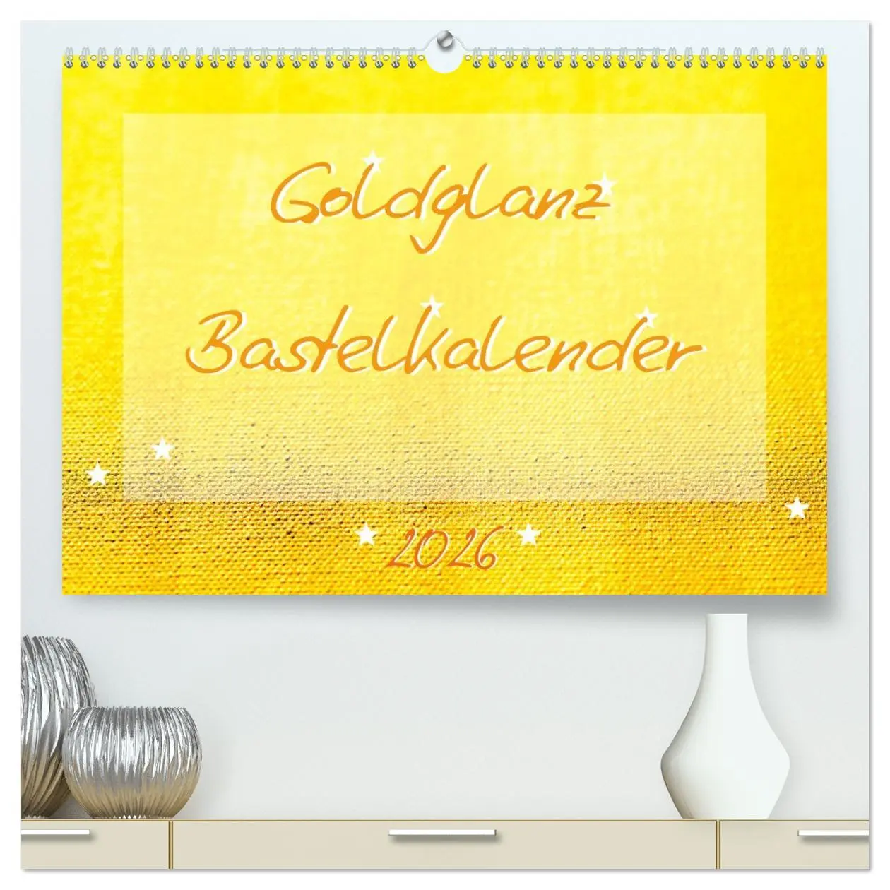 Cover: 9783457667620 | Goldglanz Bastelkalender (hochwertiger Premium Wandkalender 2026...