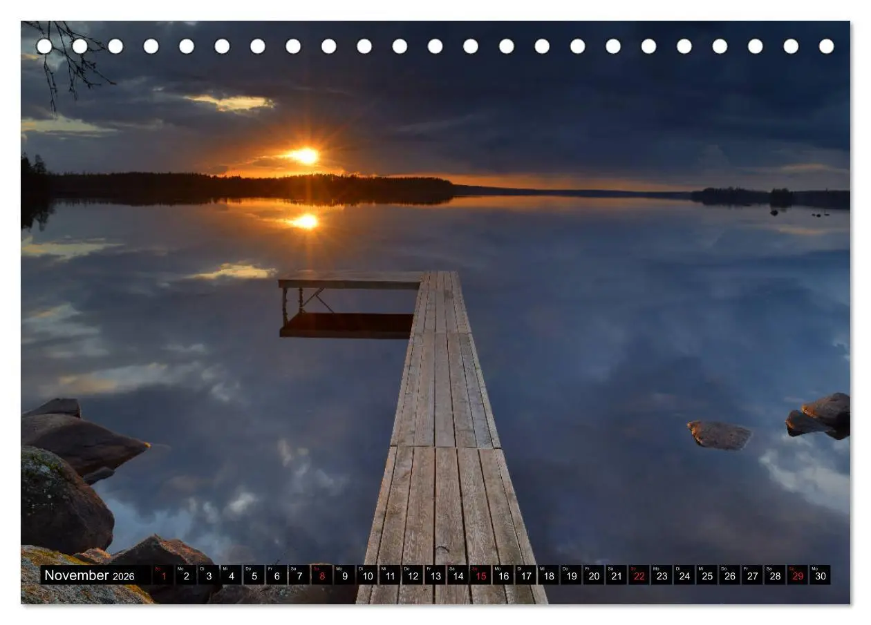 Bild: 9783457807620 | Reiseland Schweden (Tischkalender 2026 DIN A5 quer), CALVENDO...