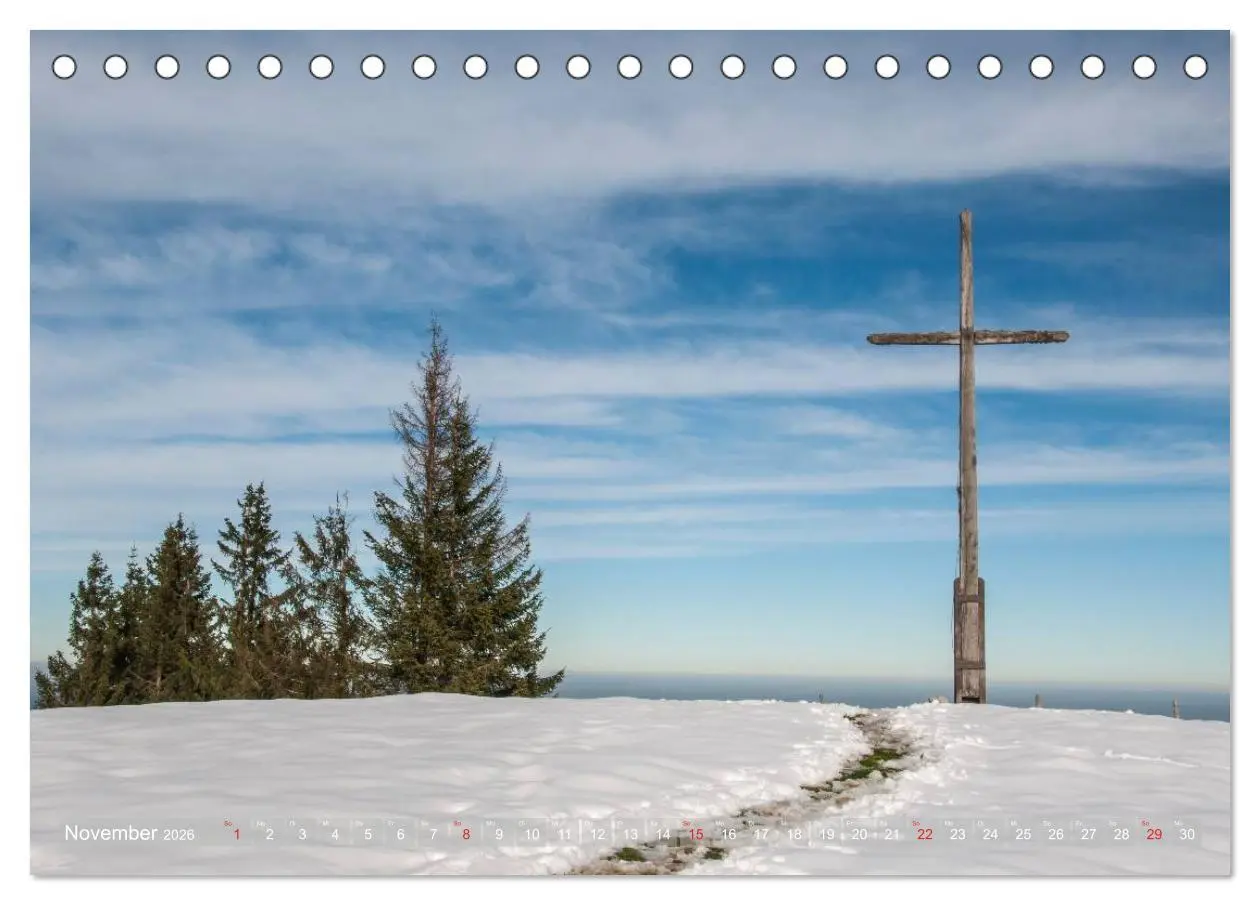 Bild: 9783457977620 | Gipfelkreuze auf bayerischen Bergen (Tischkalender 2026 DIN A5...
