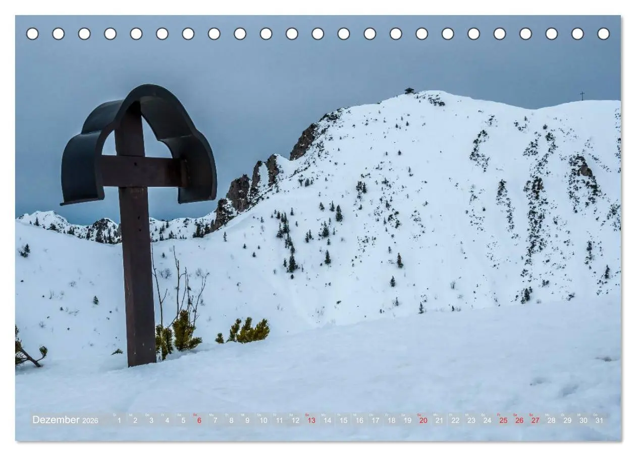 Bild: 9783457977620 | Gipfelkreuze auf bayerischen Bergen (Tischkalender 2026 DIN A5...