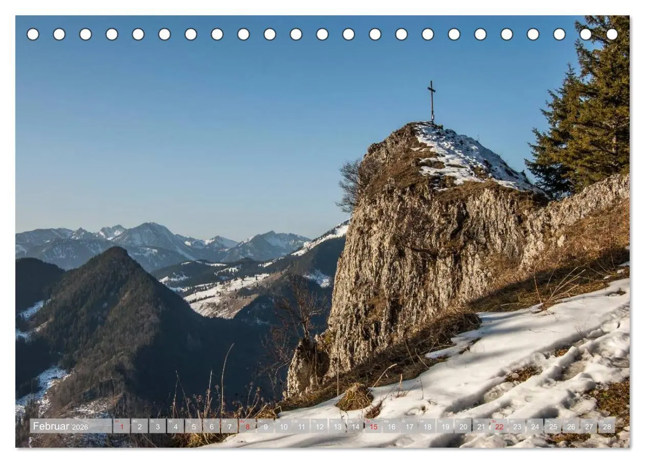 Bild: 9783457977620 | Gipfelkreuze auf bayerischen Bergen (Tischkalender 2026 DIN A5...