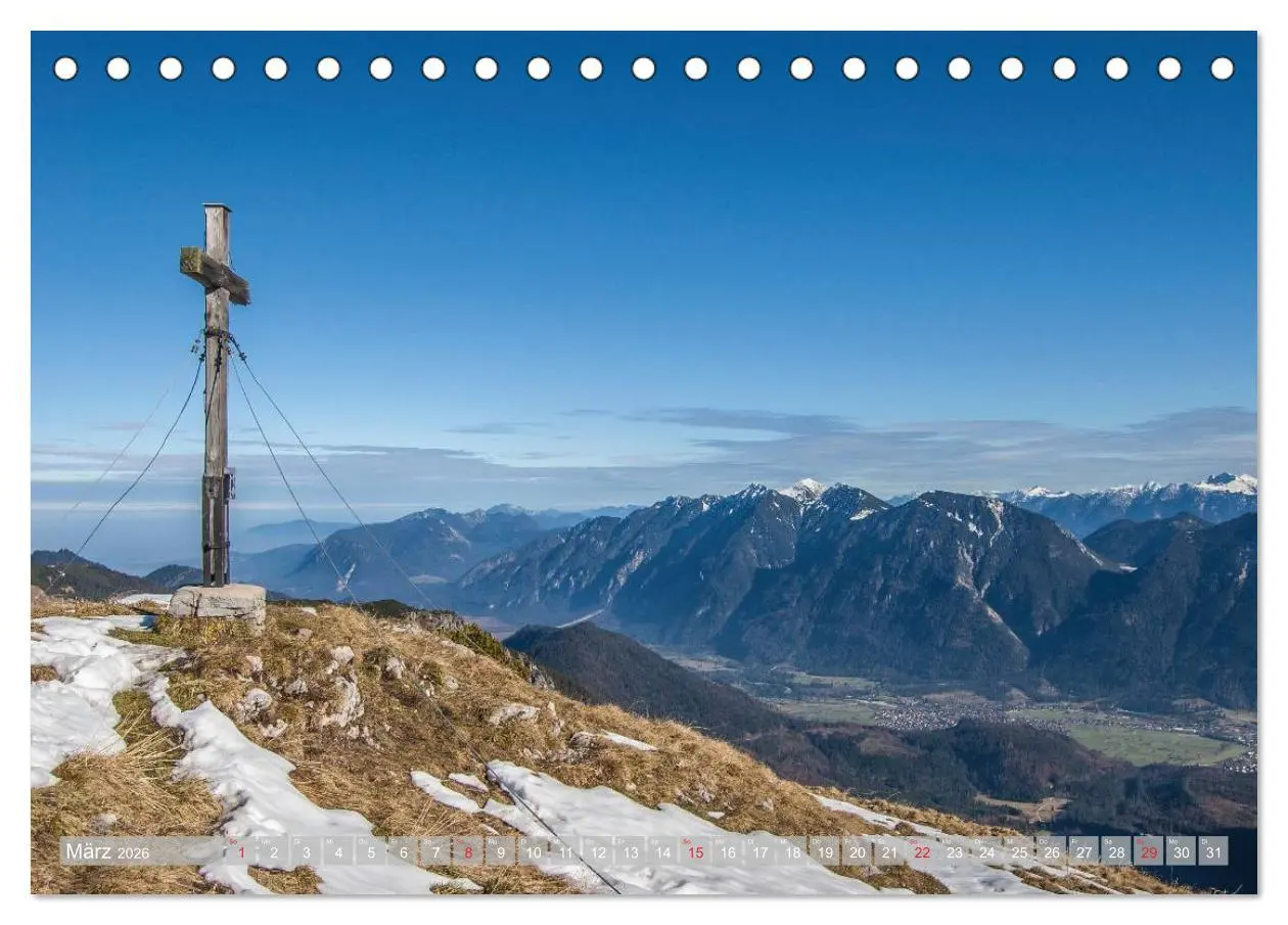 Bild: 9783457977620 | Gipfelkreuze auf bayerischen Bergen (Tischkalender 2026 DIN A5...