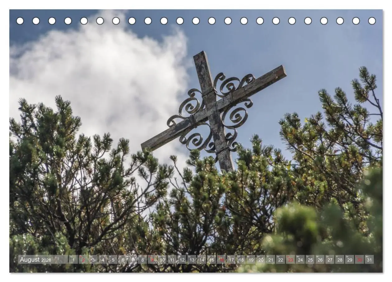 Bild: 9783457977620 | Gipfelkreuze auf bayerischen Bergen (Tischkalender 2026 DIN A5...