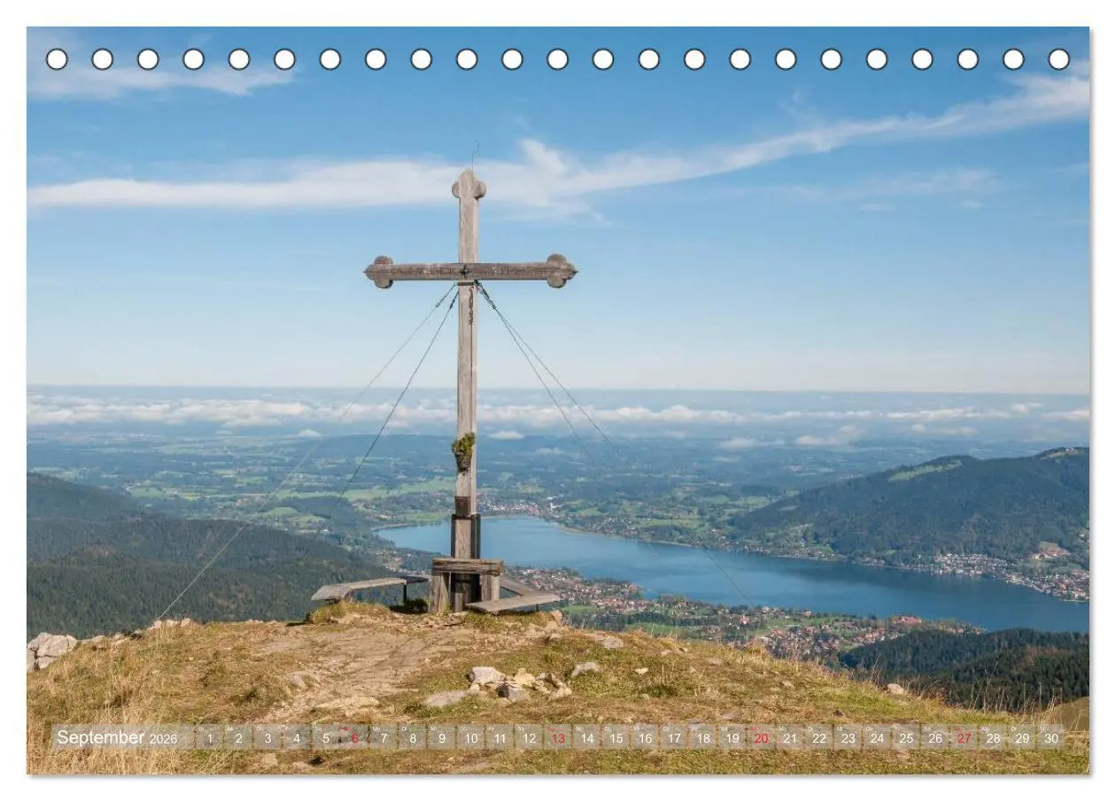 Bild: 9783457977620 | Gipfelkreuze auf bayerischen Bergen (Tischkalender 2026 DIN A5...