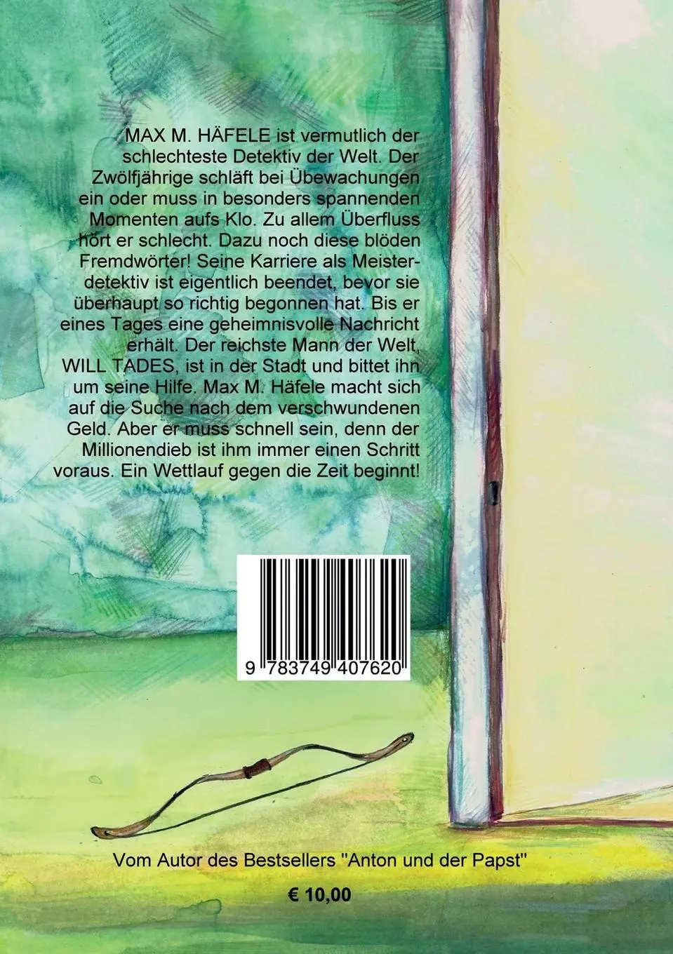 Rückseite: 9783749407620 | Max M. Häfele und der Millionendieb | Thomas Welte | Taschenbuch