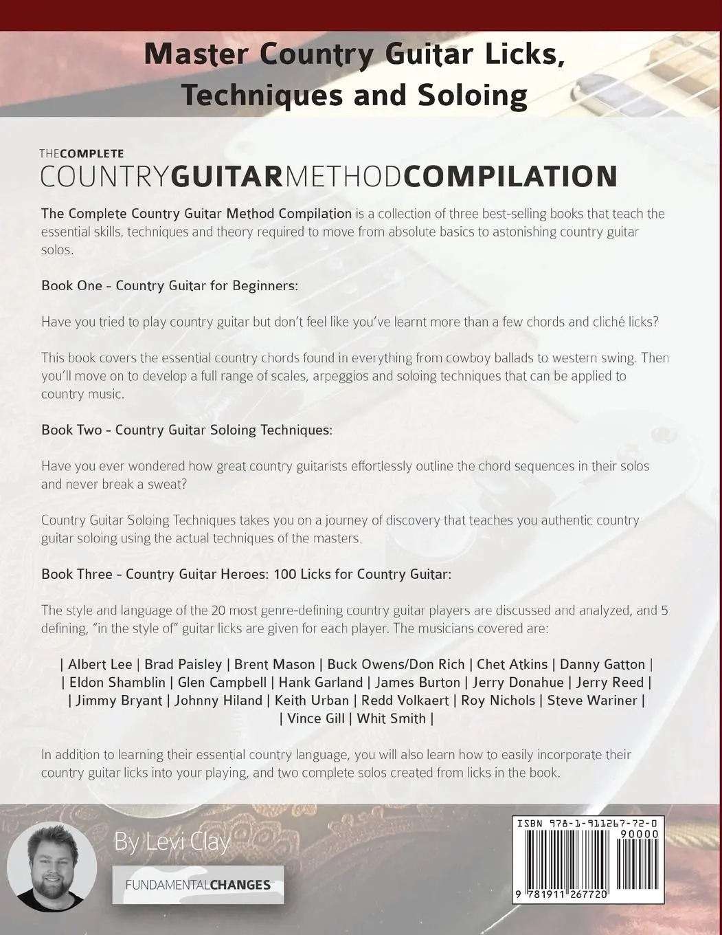 Rückseite: 9781911267720 | The Country Guitar Method Compilation | Levi Clay | Taschenbuch | 2017