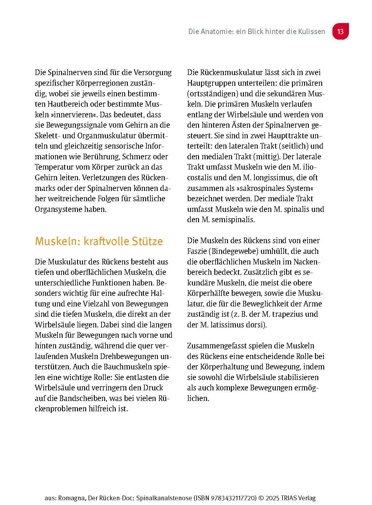 Bild: 9783432117720 | Der Rücken-Doc: Spinalkanalstenose | Alexander Romagna | Taschenbuch