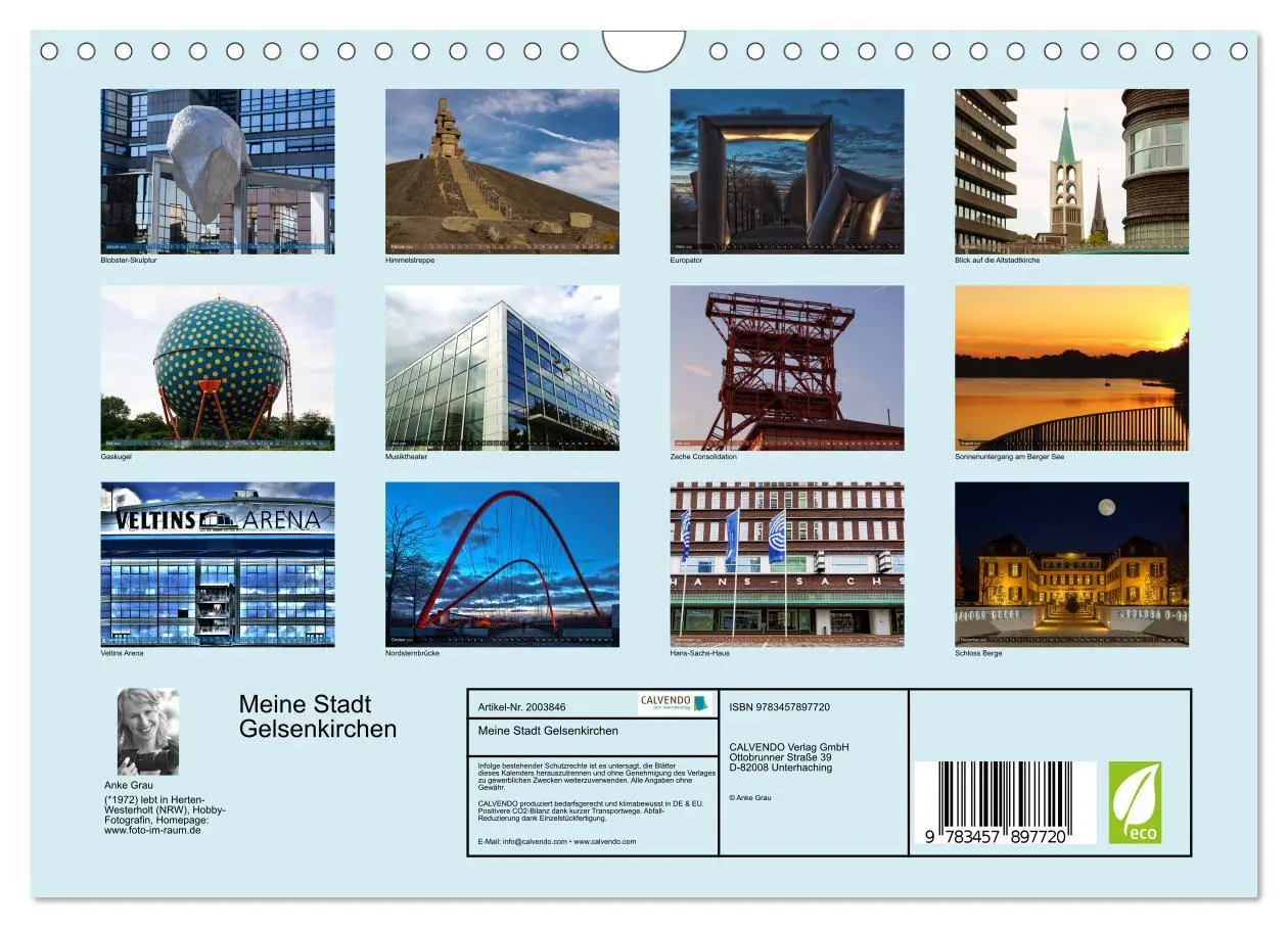 Bild: 9783457897720 | Meine Stadt Gelsenkirchen (Wandkalender 2026 DIN A4 quer), CALVENDO...