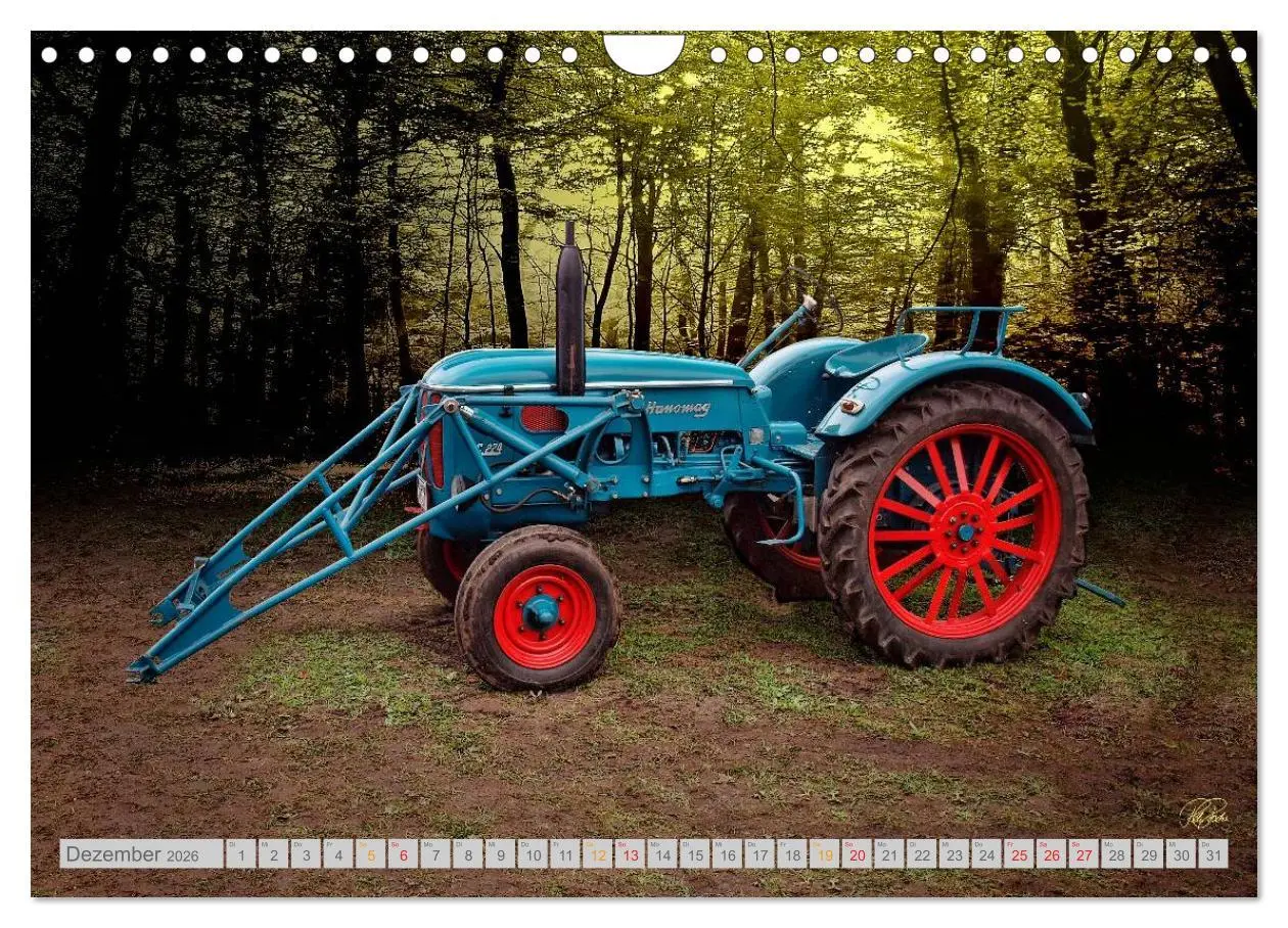 Bild: 9783516057720 | Oldtimer Schätze. Ein Traktoren-Kalender (Wandkalender 2026 DIN A4...