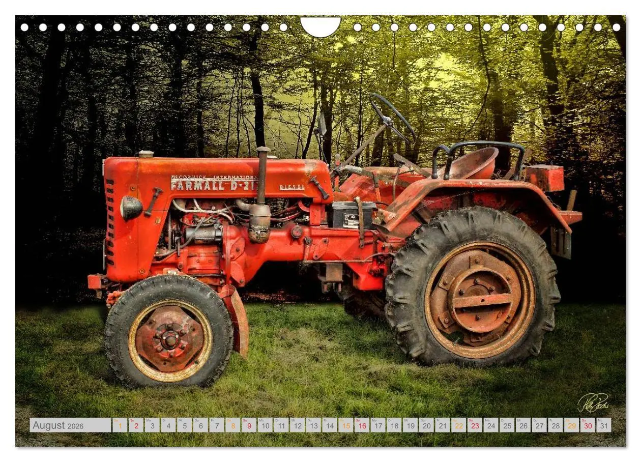 Bild: 9783516057720 | Oldtimer Schätze. Ein Traktoren-Kalender (Wandkalender 2026 DIN A4...