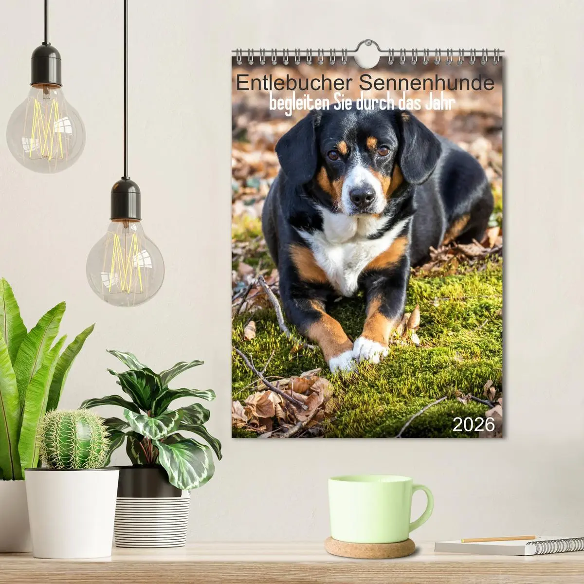Bild: 9783516437720 | Entlebucher Sennenhunde begleiten Sie durch das Jahr (Wandkalender...
