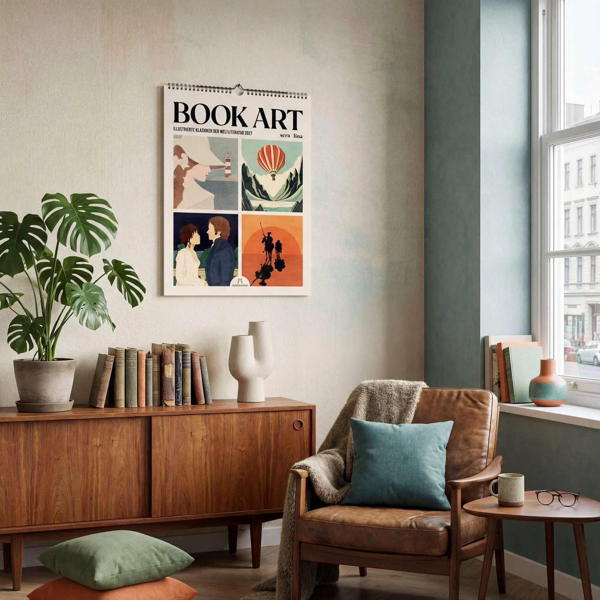 Bild: 9783838427720 | Book Art Plakate-Kalender 2027 Illustrierte Klassiker der...
