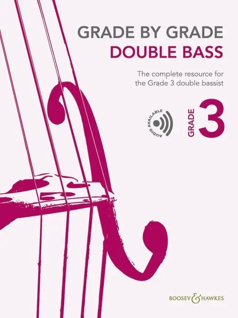 Cover: 9781784547820 | Elliott: Grade by Grade - Double Bass (Grade 3) with Audio Online...