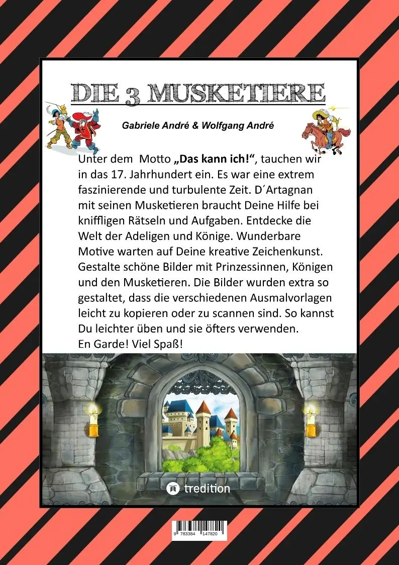 Rückseite: 9783384147820 | CRAFTBOOK - D´ARTNGNAN - 100 SEITEN TOLLE MUSKETIER MOTIVE -...