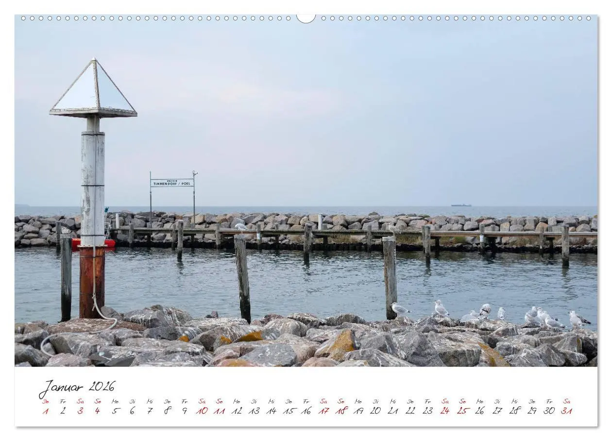 Bild: 9783457887820 | Osteeinsel Poel (Wandkalender 2026 DIN A2 quer), CALVENDO...