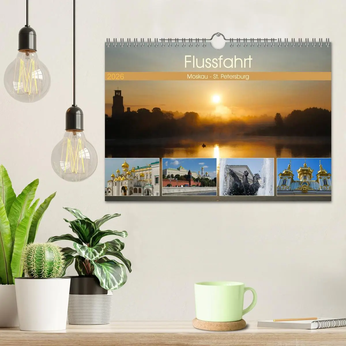 Bild: 9783516117820 | Flussfahrt Moskau - St. Petersburg (Wandkalender 2026 DIN A4 quer),...