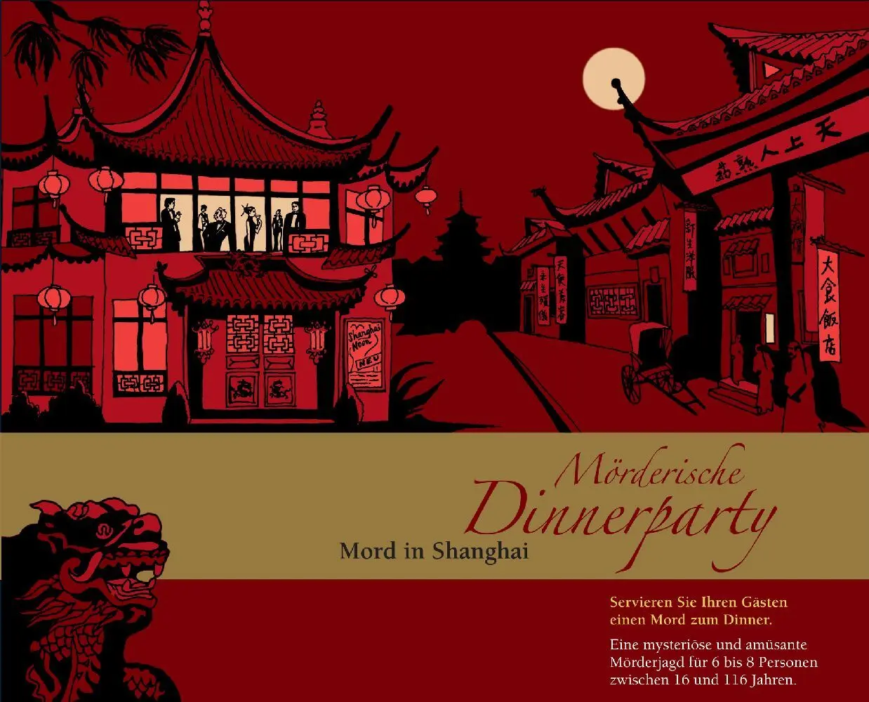 Cover: 9783981047820 | Mörderische Dinnerparty. Mord in Shanghai | Spiel | Brettspiel | 2006
