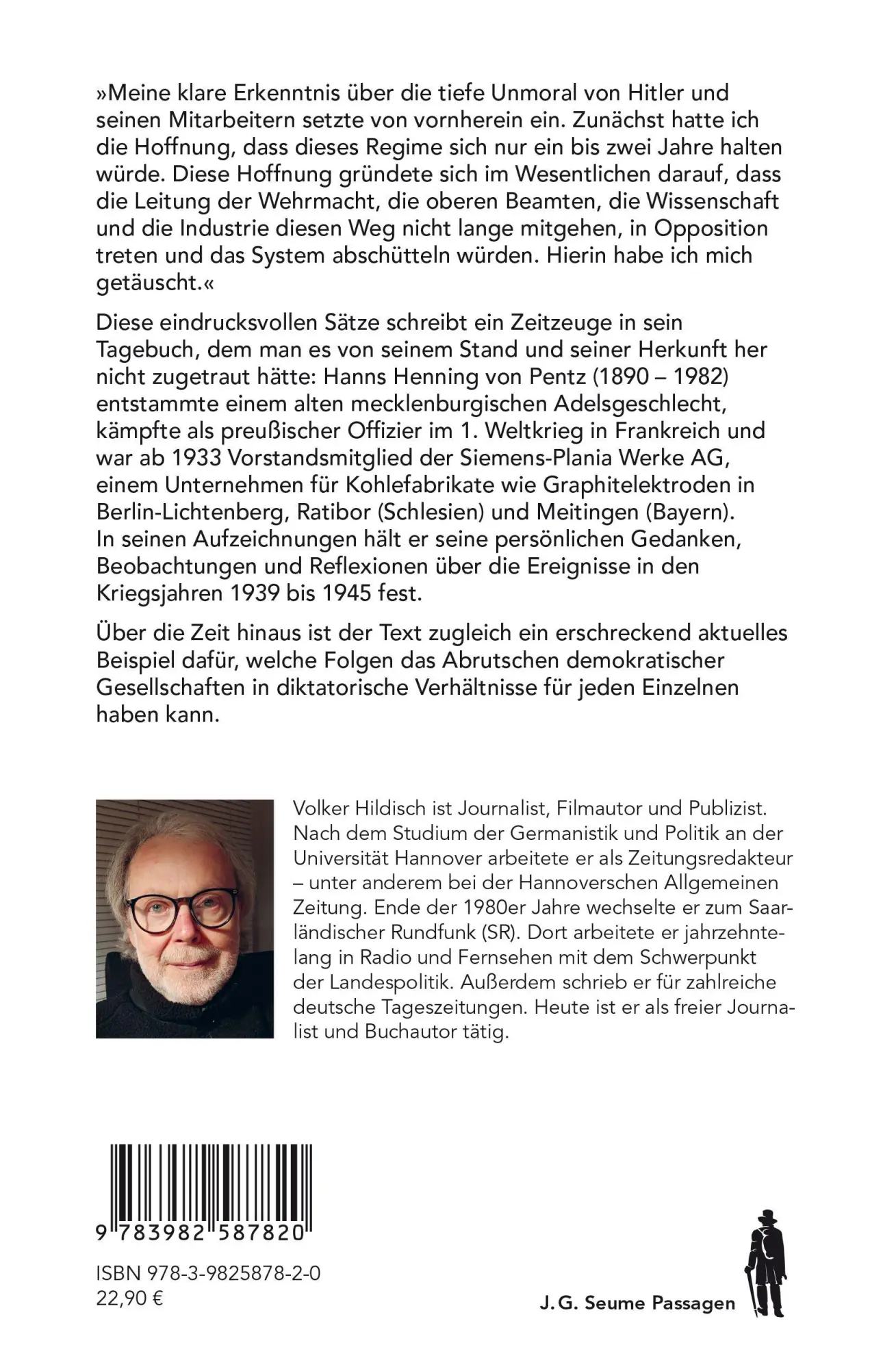 Autor: 9783982587820 | Dunkel liegt die Zukunft vor uns | Volker Hildisch | Taschenbuch