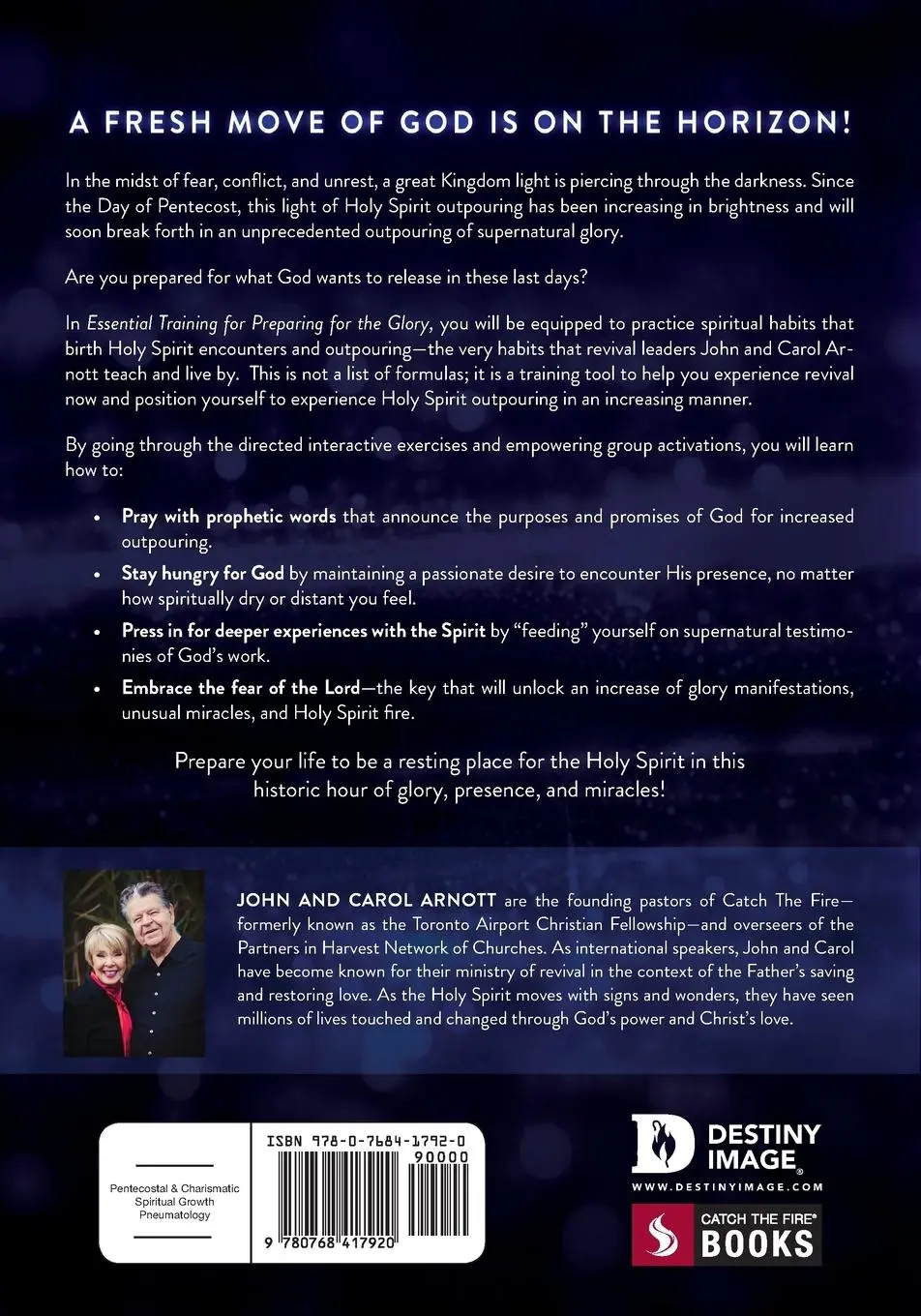 Rückseite: 9780768417920 | Essential Training for Preparing for the Glory | John Arnott (u. a.)