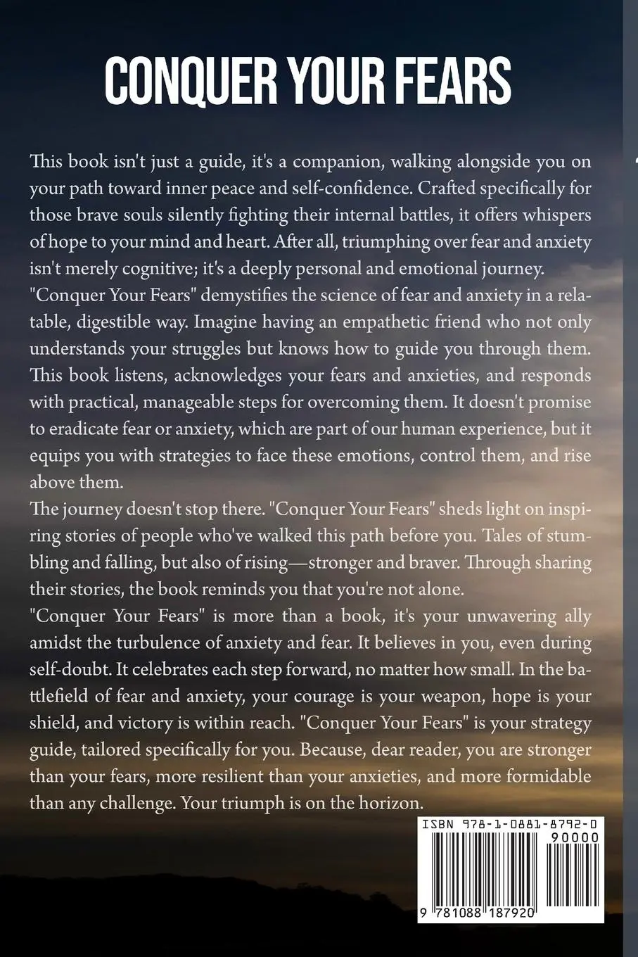 Rückseite: 9781088187920 | Conquer Your Fears | A Revolutionary Guide to Overcoming Anxiety