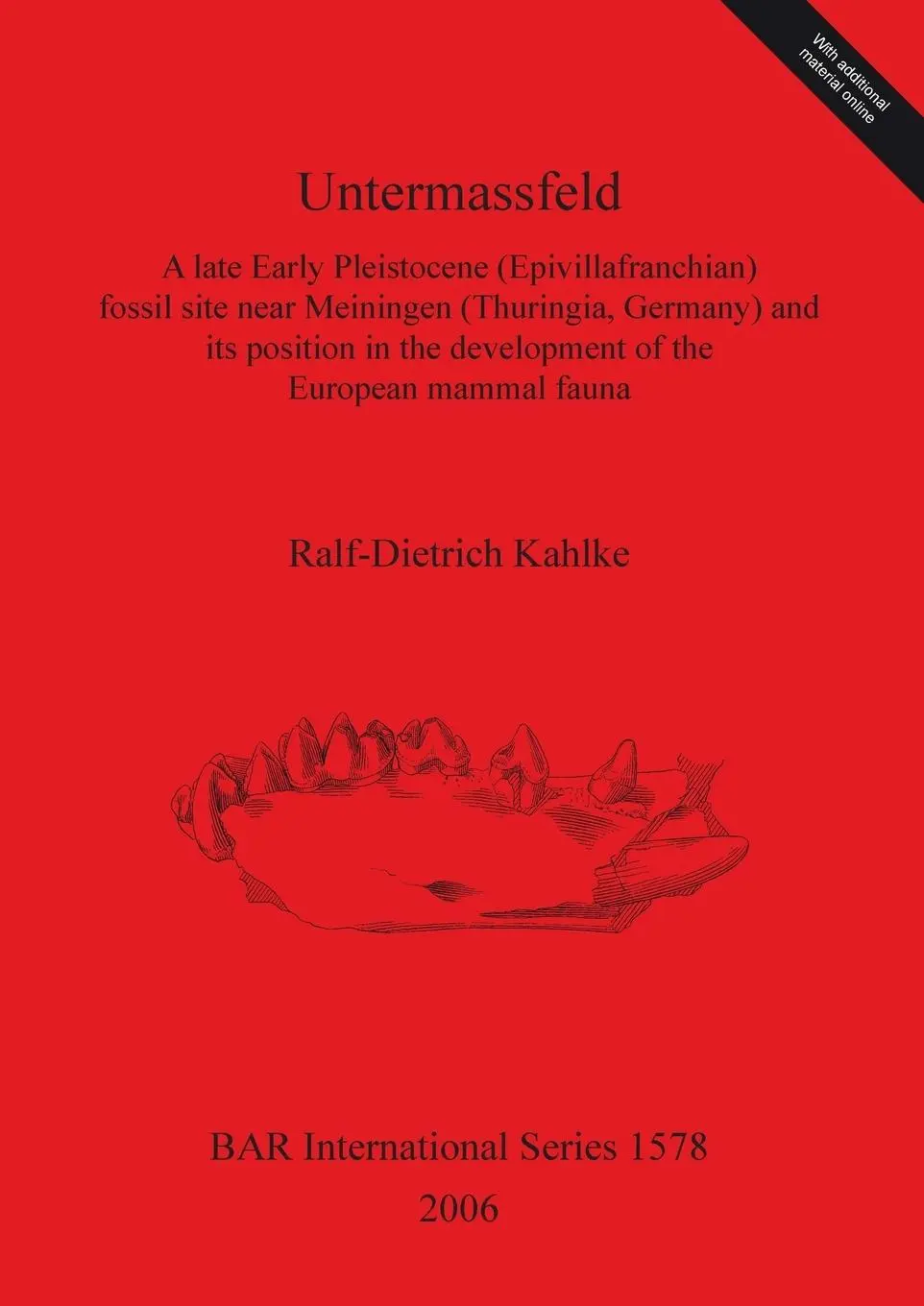 Cover: 9781841717920 | Untermassfeld | Ralf-Dietrich Kahlke | Taschenbuch | Englisch | 2006