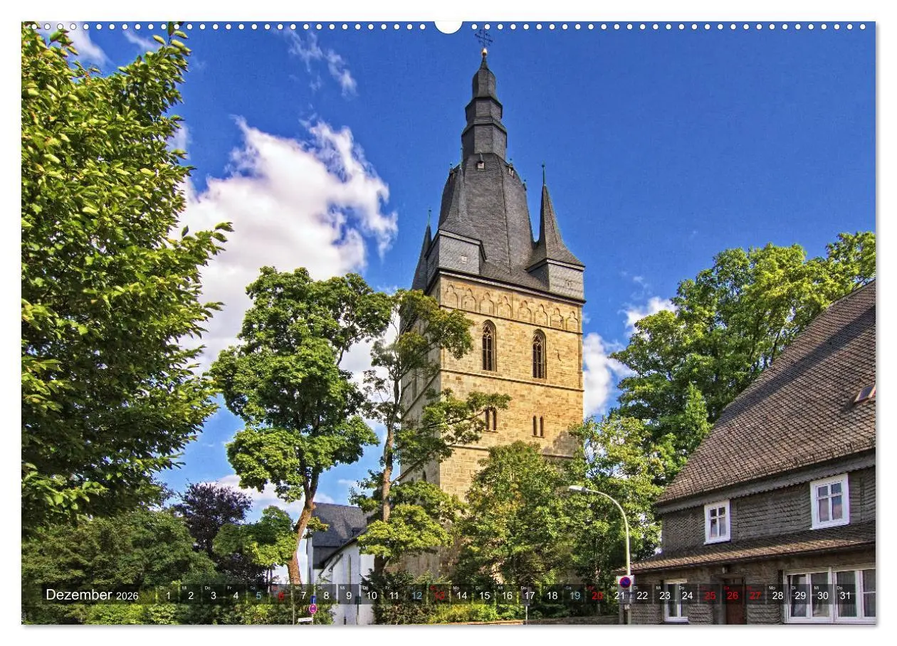 Bild: 9783457567920 | Stadtansichten Brilon (Wandkalender 2026 DIN A2 quer), CALVENDO...