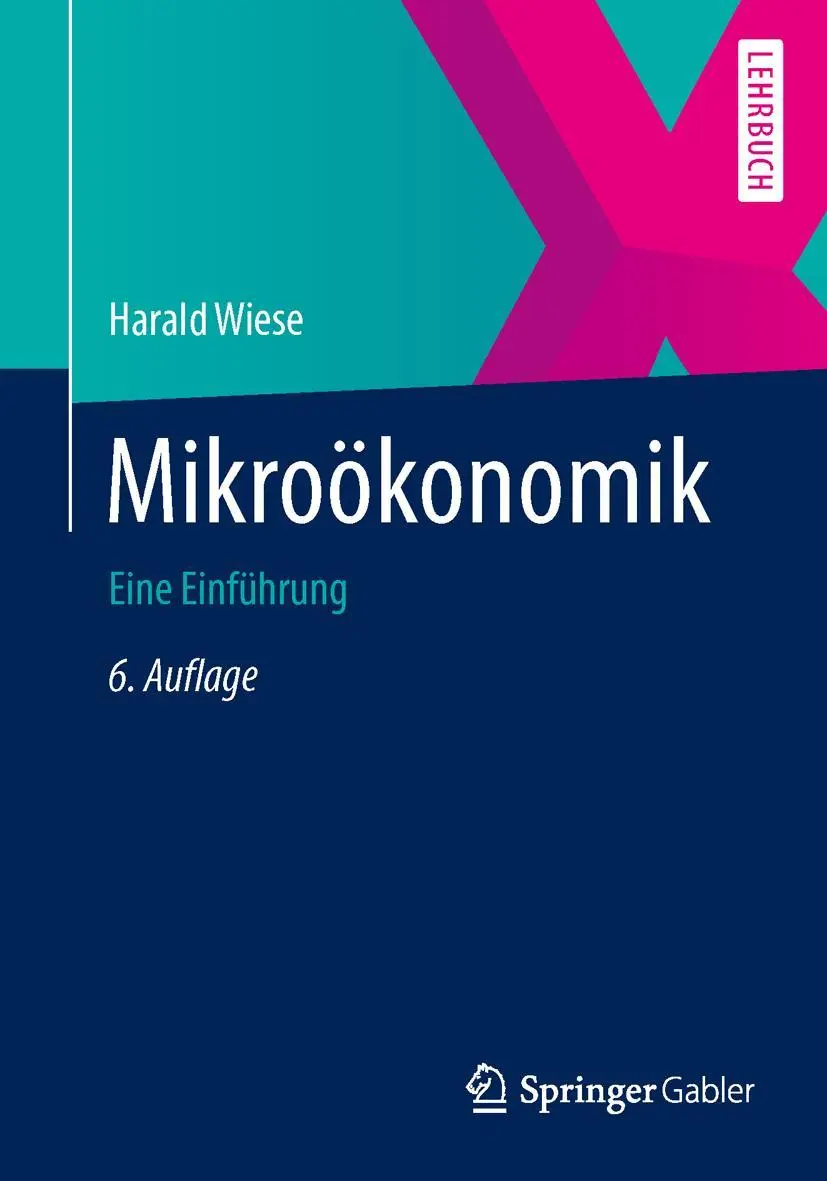 Cover: 9783642387920 | Mikroökonomik | Eine Einführung | Harald Wiese | Taschenbuch | xix