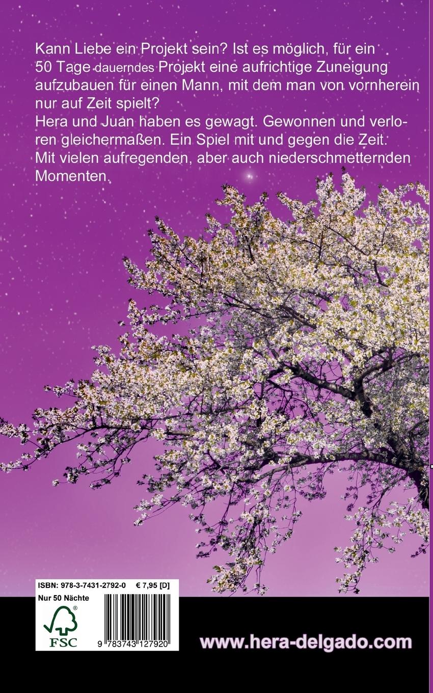 Rückseite: 9783743127920 | Nur 50 Nächte | Liebe als ein Projekt auf Zeit | Nyna Mateo | Buch